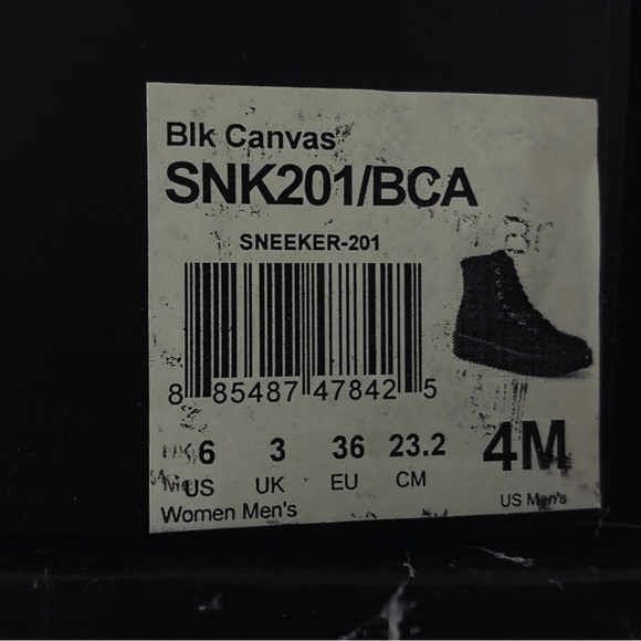 DEMONIA - BLACK Zipper “SNEEKER” CREEPERS - Brand New! - Size UK 4 / 37 US 6 - Picture 6 of 7